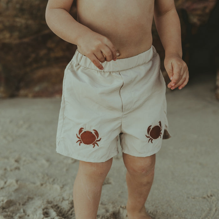Donsje Seba Swim Shorts | Crab | Sand