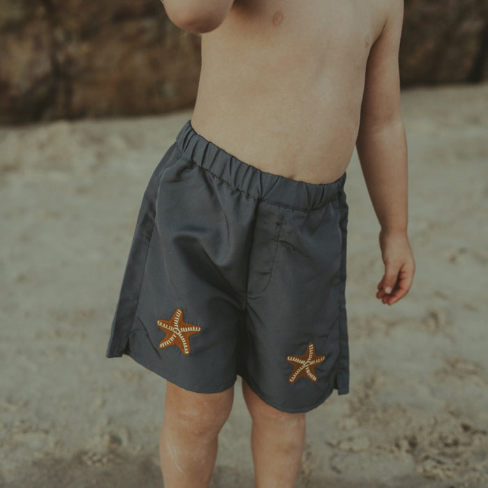 Donsje Seba Swim Shorts | Starfish | Grey