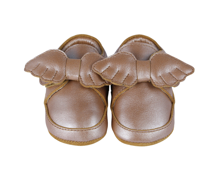 donsje Sela Shoes | Clay Metallic Leather