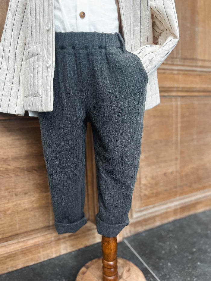 Donsje Senne Trousers | Cloudy Grey Melange