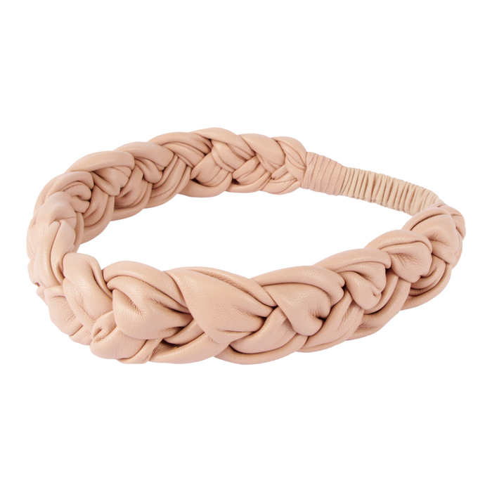 donsje Senzay Headband | Light Rust Sheep Leather