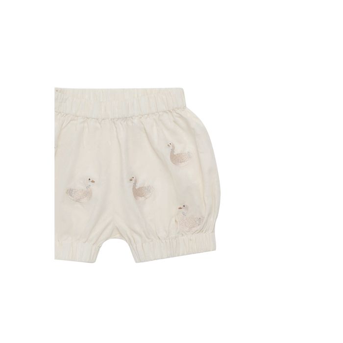 Donsje Shimmer Swan Bloomers | Warm White