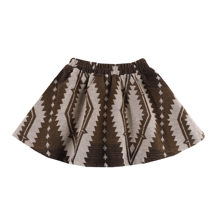 Donsje Siessie Skirt | Dusty Brown Melange