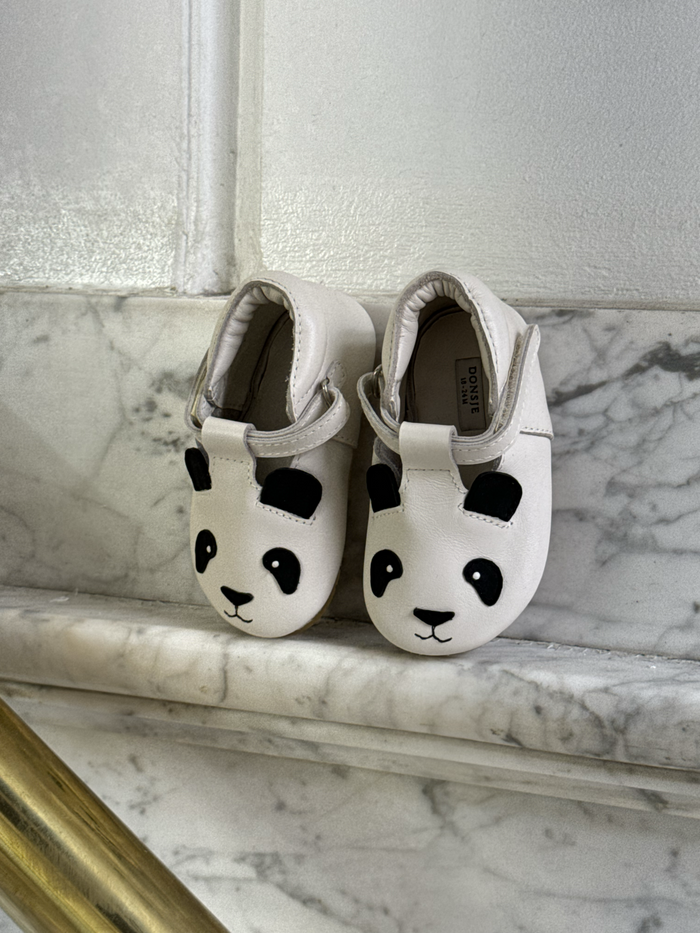 Donsje Spark Classic Shoes | Panda | Off White Leather