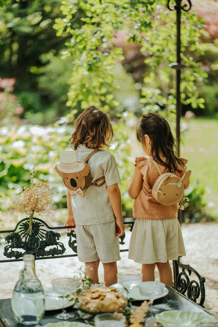 Donsje Stelloux Backpack | Bride | Light Rust Leather