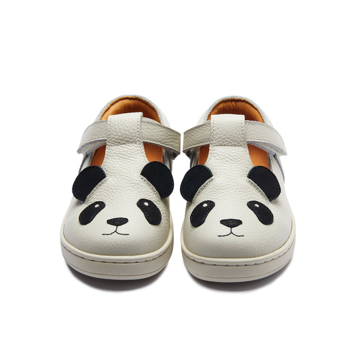 Donsje Sunni Classic Shoes | Panda | Off White Leather