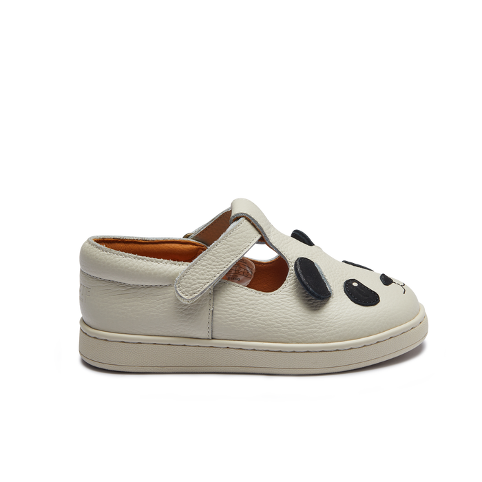 Donsje Sunni Classic Shoes | Panda | Off White Leather