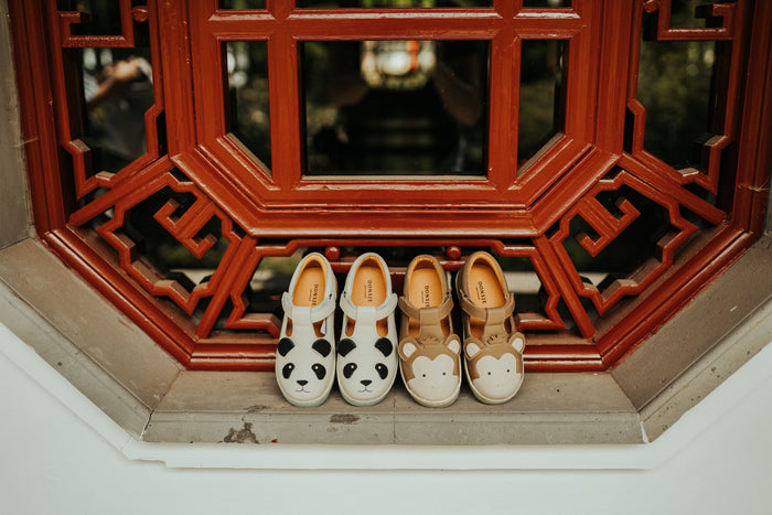 Donsje Sunni Classic Shoes | Panda | Off White Leather