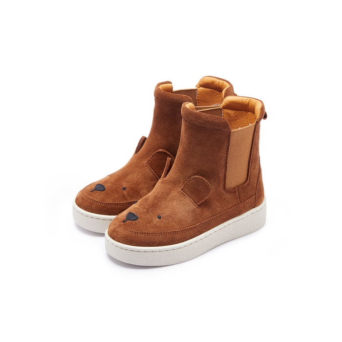 donsje Thamo Boots | Bear | Cognac Suede