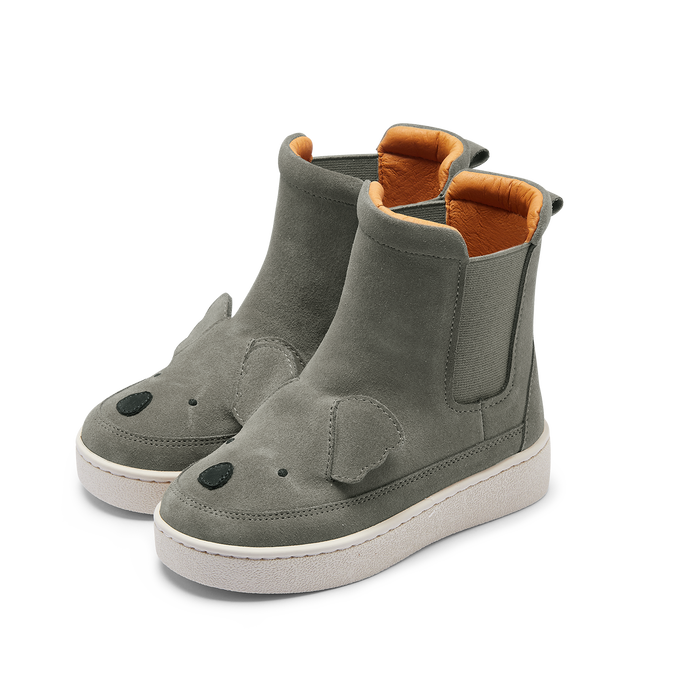 donsje Thamo Boots | Koala | Ice Blue Suede