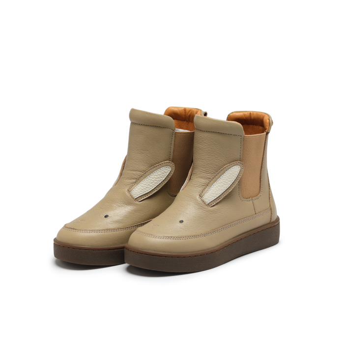 donsje Thuru Classic Boots | Bunny | Taupe Leather
