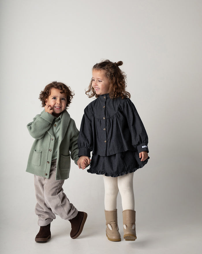 Donsje Toddi Skirt | Cloudy Grey