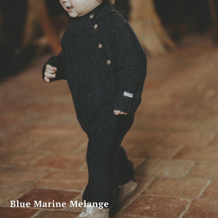 Donsje Toon Merino Wool Jumpsuit | Taupe Melange