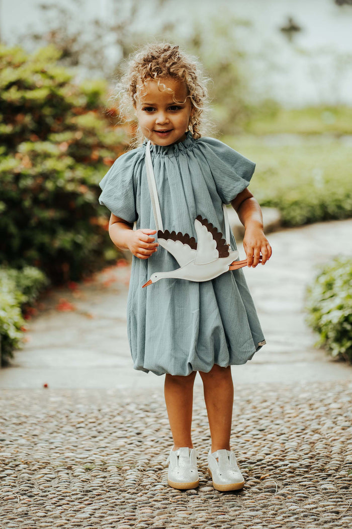 Donsje Toto Purse | Stork | Off White Leather