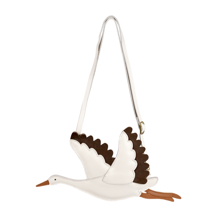 Donsje Toto Purse | Stork | Off White Leather