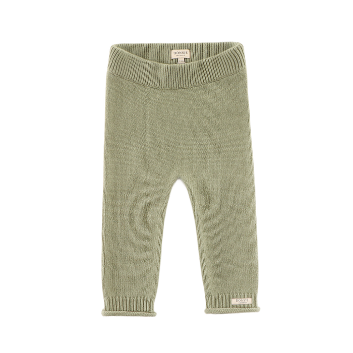 donsje Trig Merino Wool Trousers | Desert Green