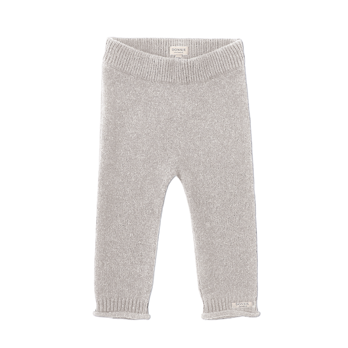 donsje Trig Merino Wool Trousers | Soft Grey Melange