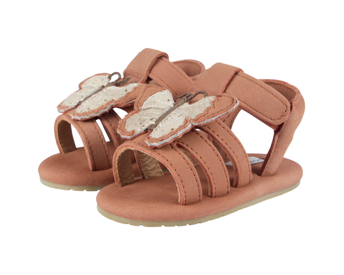 Donsje Tuti Sky Sandals | Papillon | Walnut Nubuck