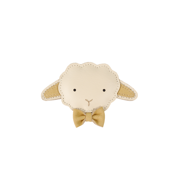 donsje Twini Clip | Lammy | Cream Leather