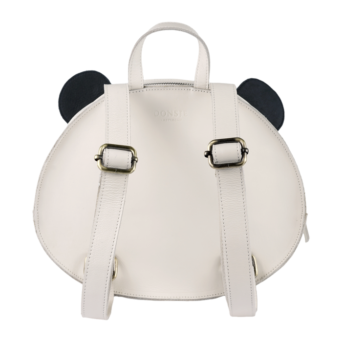 Donsje Umi Schoolbag | Panda | Off White Leather