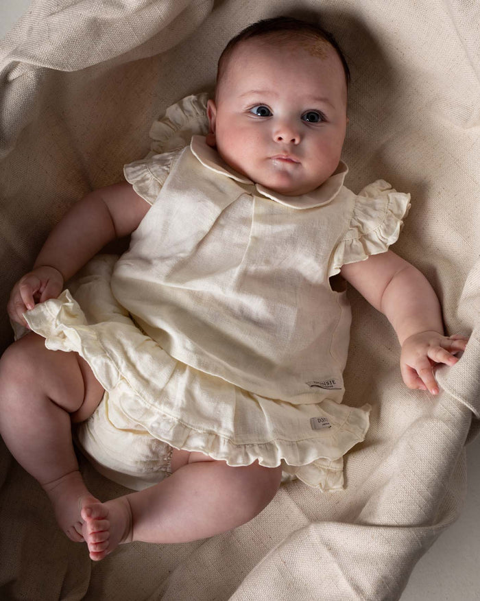 Donsje Vaibi Linen Bloomers | Off White