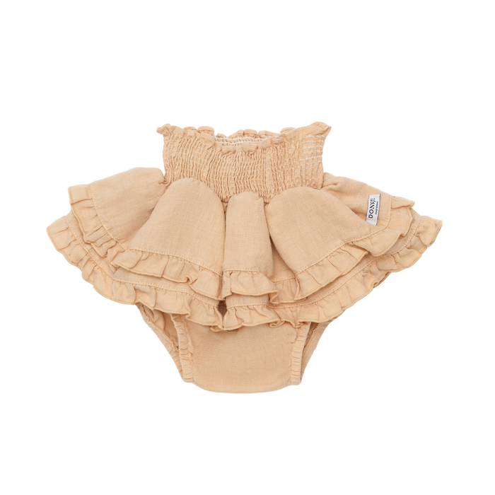 donsje Vaibi Linen Bloomers | Rose Latte