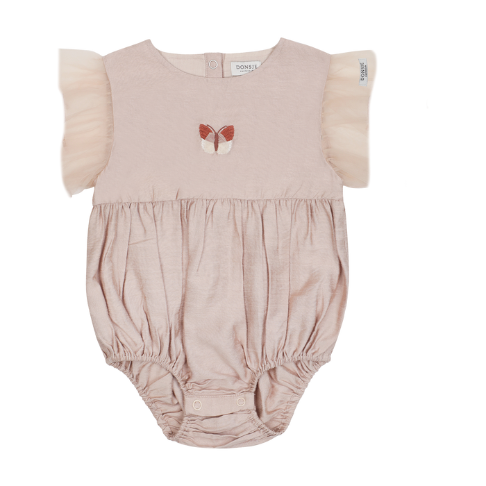 donsje Vailen Playsuit | Vlinder | Rose Mocha