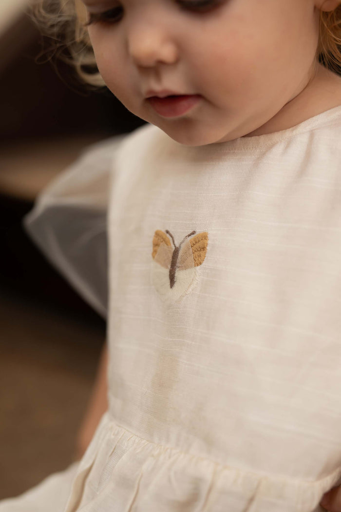 Donsje Vailen Playsuit | Vlinder | Warm White