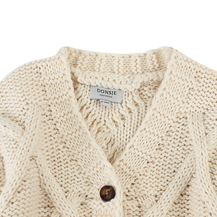 Donsje Vavida Cardigan | Lily White