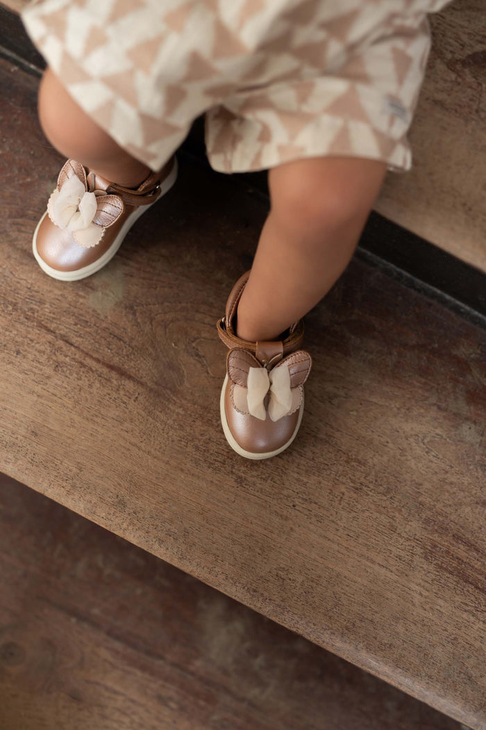 Donsje Vlindy Shoes | Clay Metallic Leather