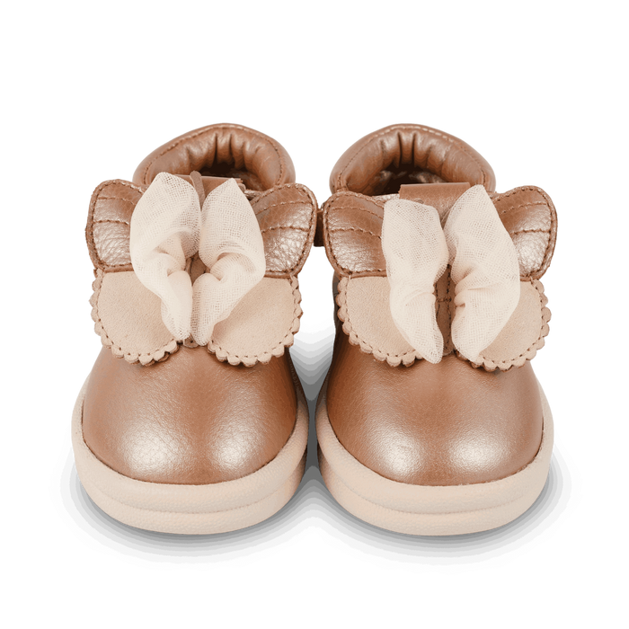 Donsje Vlindy Shoes | Clay Metallic Leather