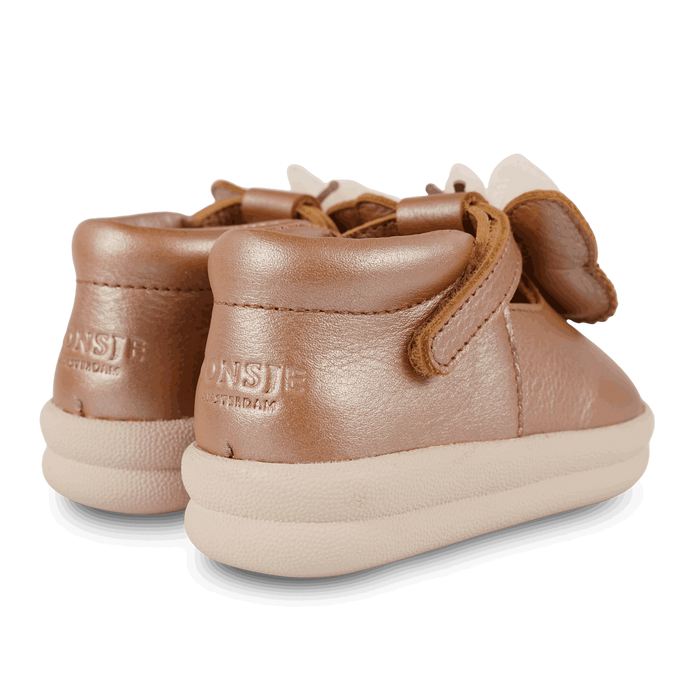 Donsje Vlindy Shoes | Clay Metallic Leather