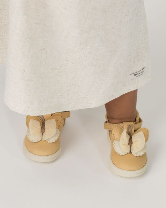 Donsje Vlindy Shoes | Gold Metallic Nubuck