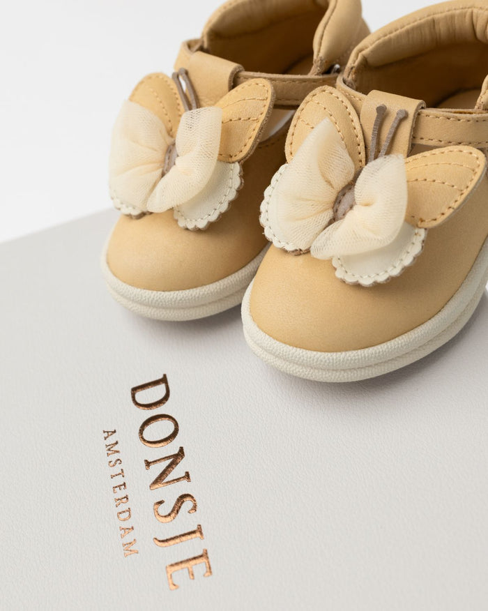 Donsje Vlindy Shoes | Gold Metallic Nubuck