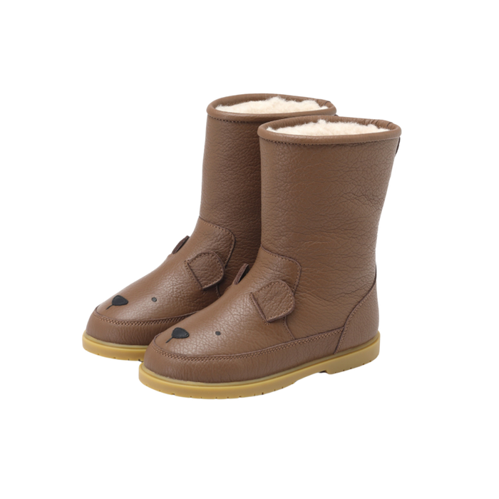 donsje Wadudu Classic Boots | Bear | Cognac Leather