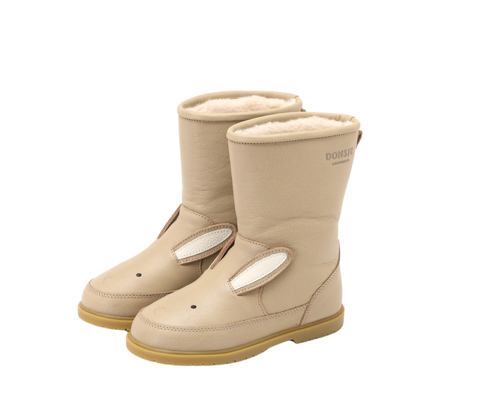 donsje Wadudu Classic Boots | Bunny | Taupe Leather