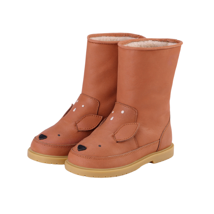 donsje Wadudu Classic Boots | Deer | Walnut Leather
