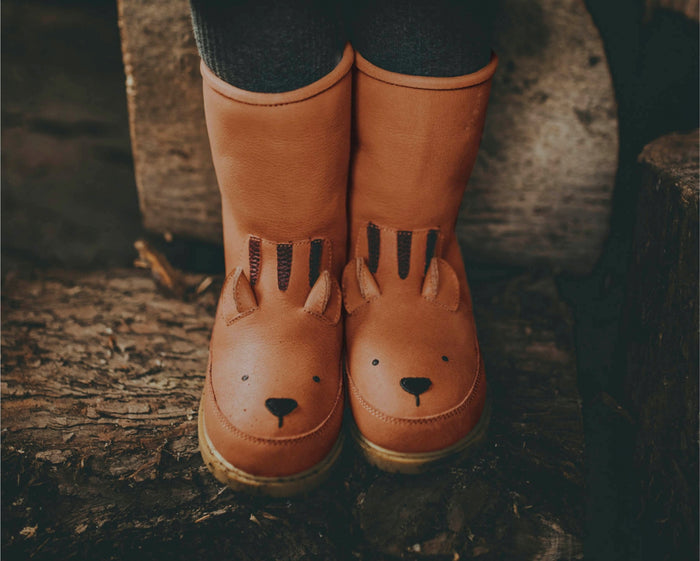 Donsje Wadudu Classic Boots | Tiger | Fudge Leather