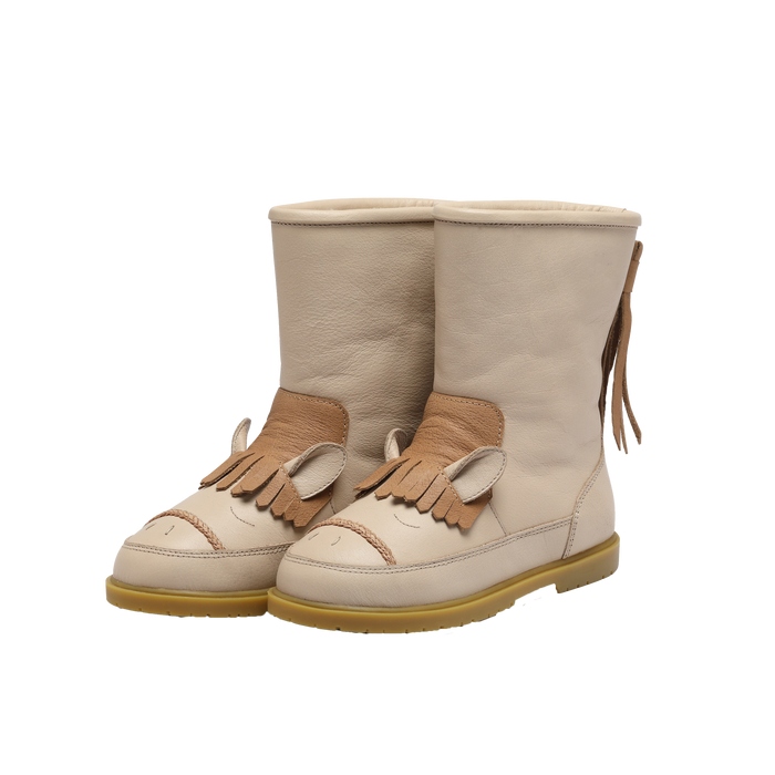 Donsje Wadudu Special Boots | Horse | Ivory Leather
