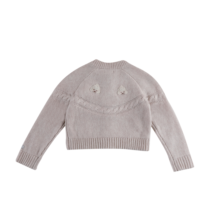 Donsje Wiesse Cardigan | Poodle | Soft Sand