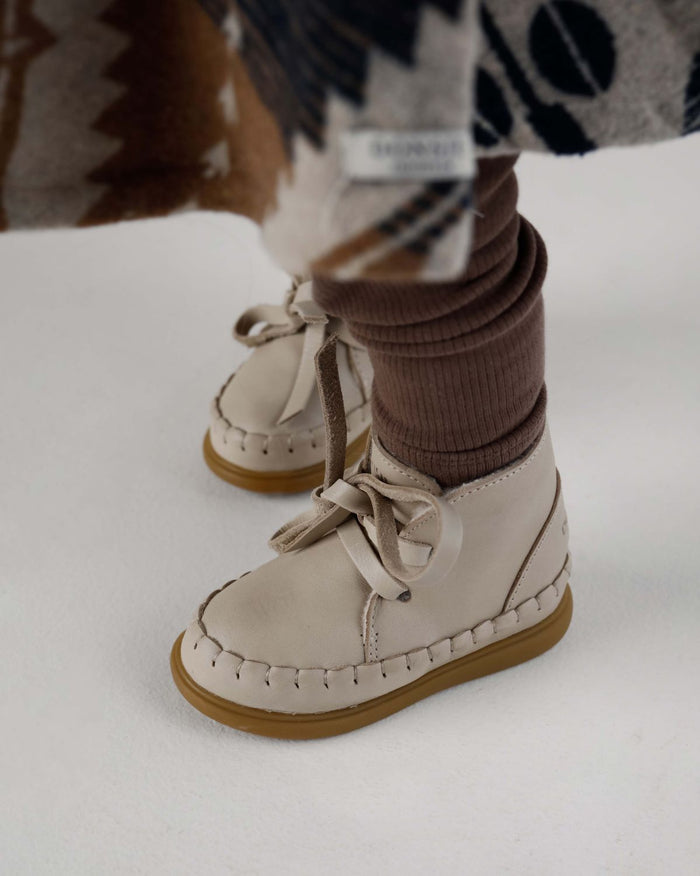 Donsje Wisi Classic Shoes | Ivory Classic Leather