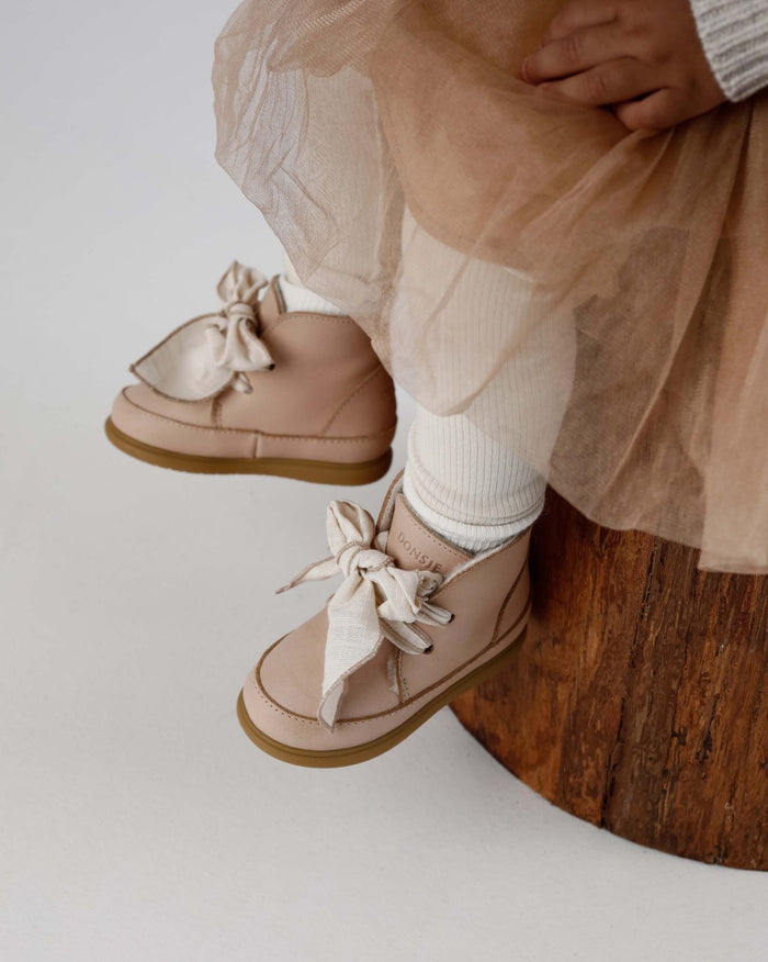Donsje Wisi Organza Shoes | Light Rust Leather