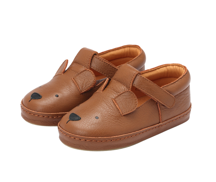 donsje Xan Classic Shoes | Bear | Cognac Leather
