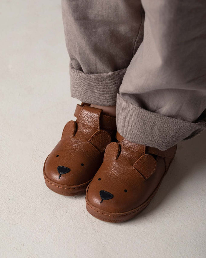 Donsje Xan Classic Shoes | Bear | Cognac Leather
