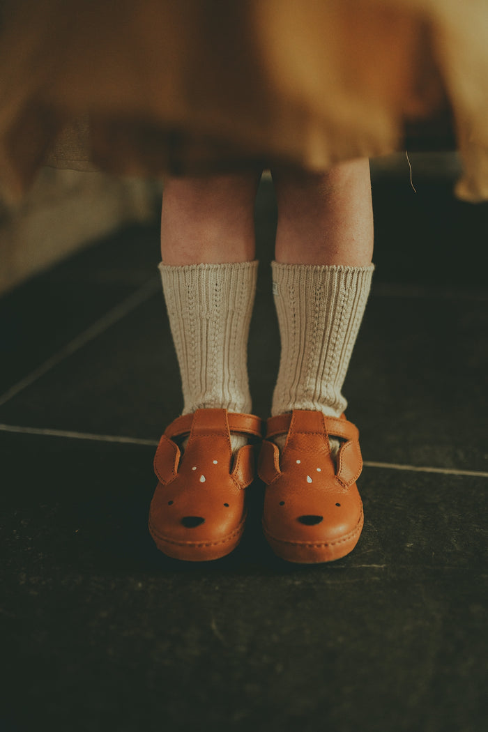 Donsje Xan Classic Shoes | Deer | Walnut Leather