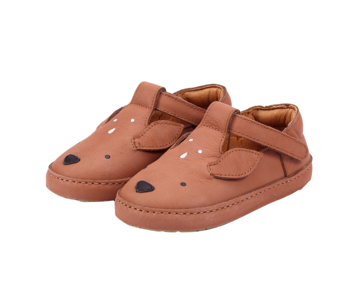 donsje Xan Classic Shoes | Deer | Walnut Leather