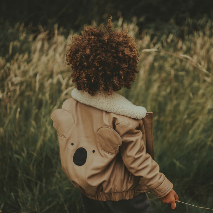 Donsje Yuki Leather Jacket | Koala | Nutmeg Leather