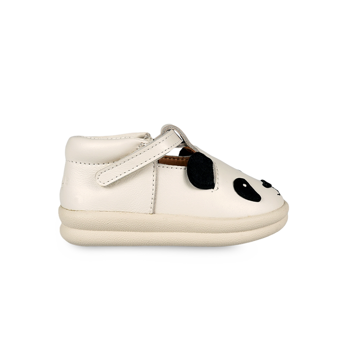 Donsje Zazo Classic Shoes | Panda | Off White Leather