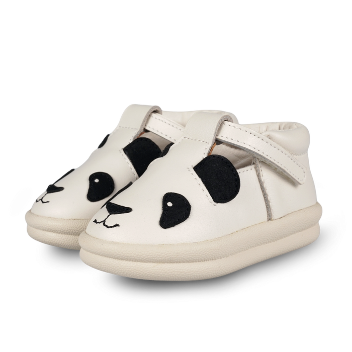 Donsje Zazo Classic Shoes | Panda | Off White Leather