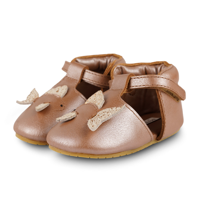 donsje Zizu Shoes | Gold Fish | Clay Metallic Leather